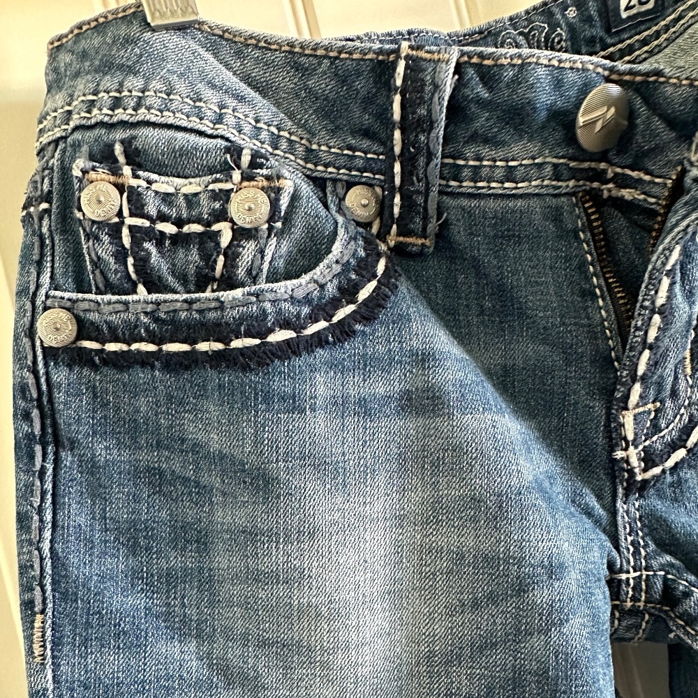 Miss Me Capri Jeans JD1034P3 size 28 - Picture 3 of 5